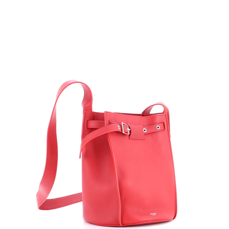 Long Strap Big Bag Bucket Leather