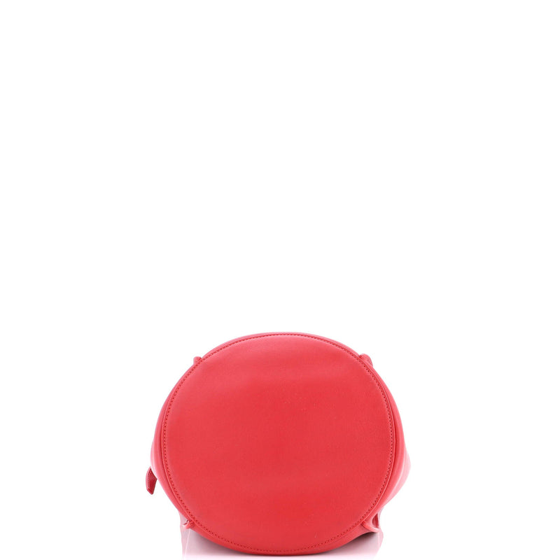 Long Strap Big Bag Bucket Leather