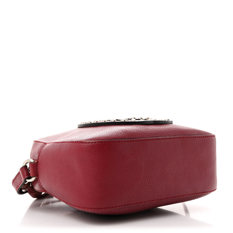 Gucci Pebbled Calfskin Studded Small