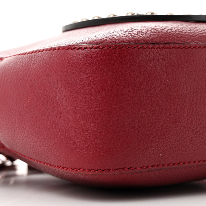 Gucci Pebbled Calfskin Studded Small