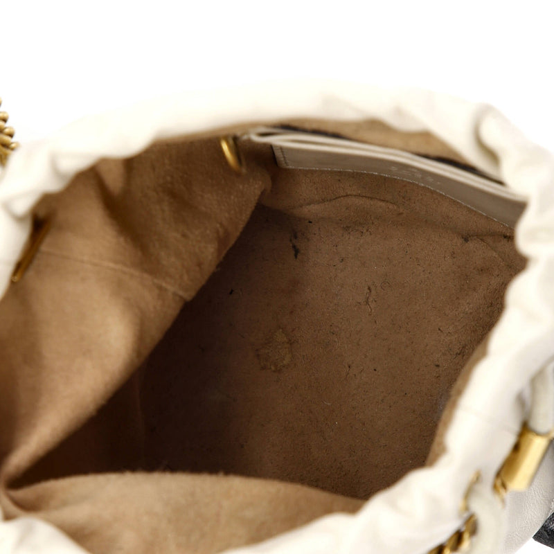 Gg Marmont Bucket Bag Diagonal Quilted