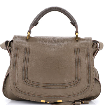 Marcie Top Handle Bag Leather Medium