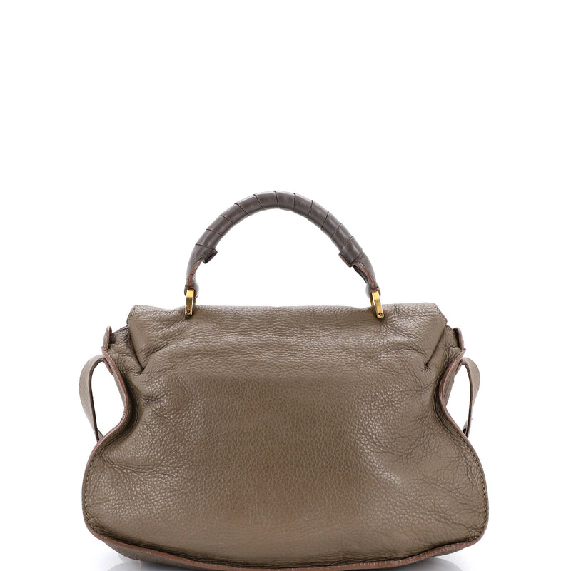Marcie Top Handle Bag Leather Medium