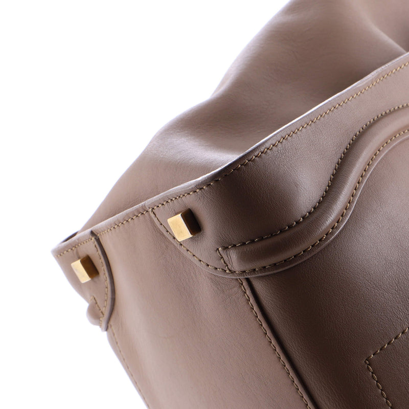 Shoulder Luggage Bag Leather