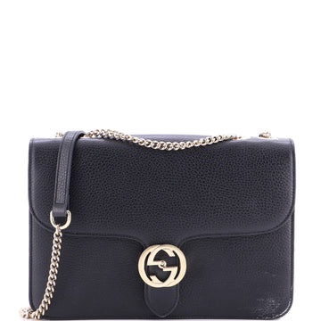 Interlocking Shoulder Bag Leather Medium