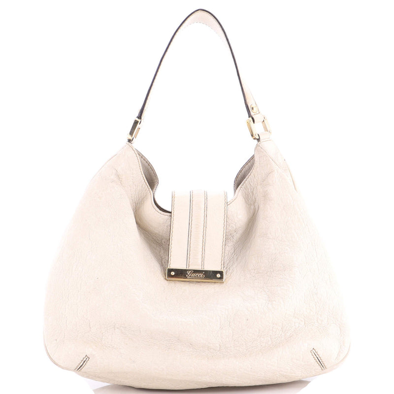 New Ladies Web Hobo Guccissima Leather