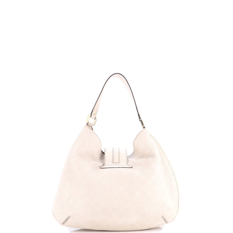 New Ladies Web Hobo Guccissima Leather