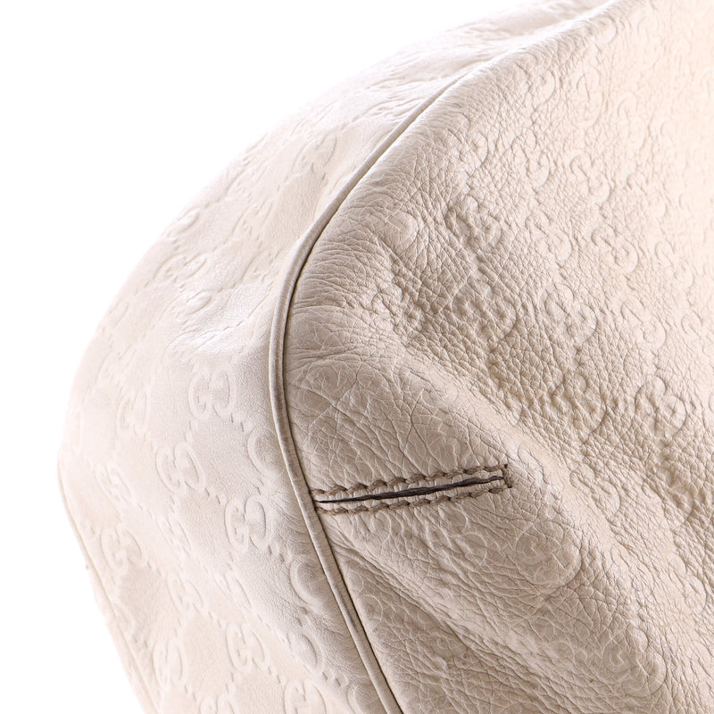 New Ladies Web Hobo Guccissima Leather
