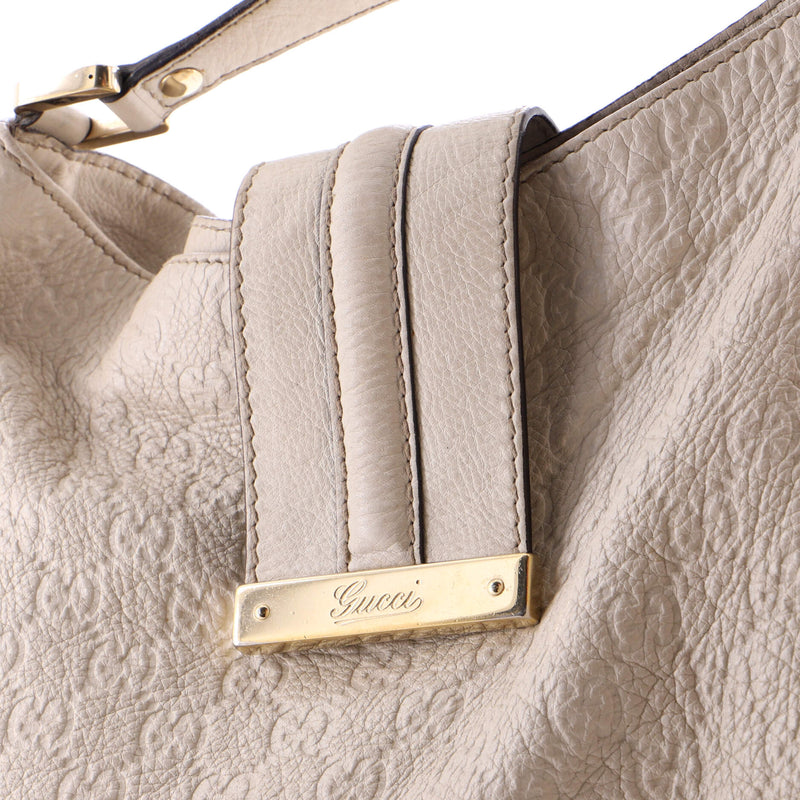 New Ladies Web Hobo Guccissima Leather