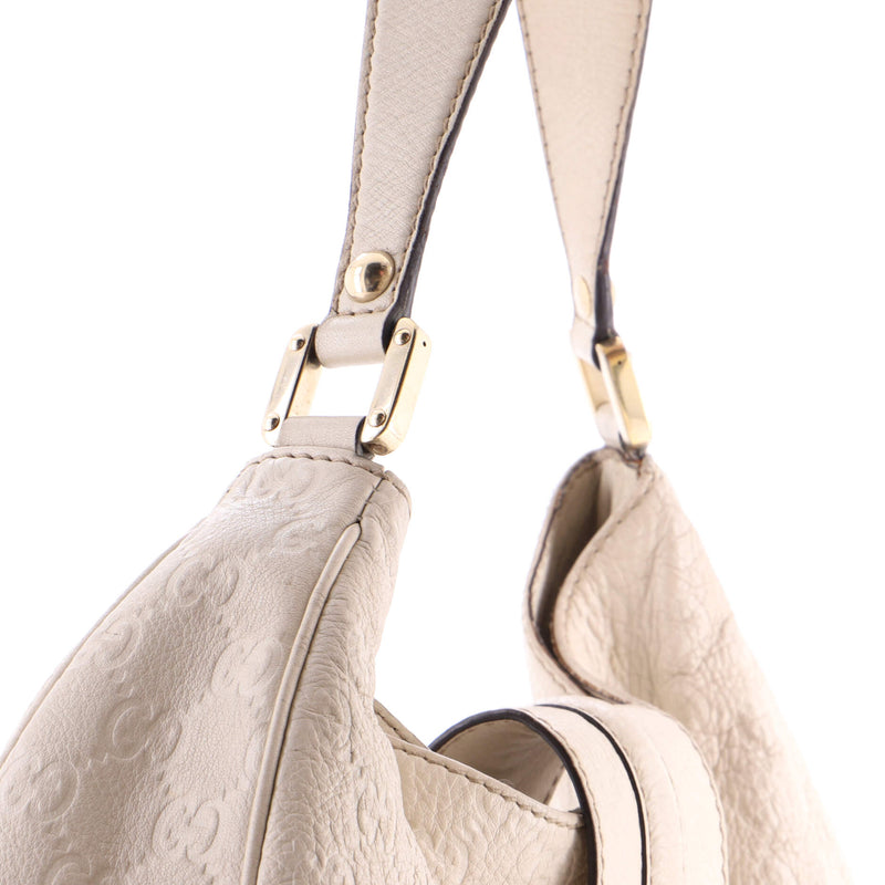 New Ladies Web Hobo Guccissima Leather