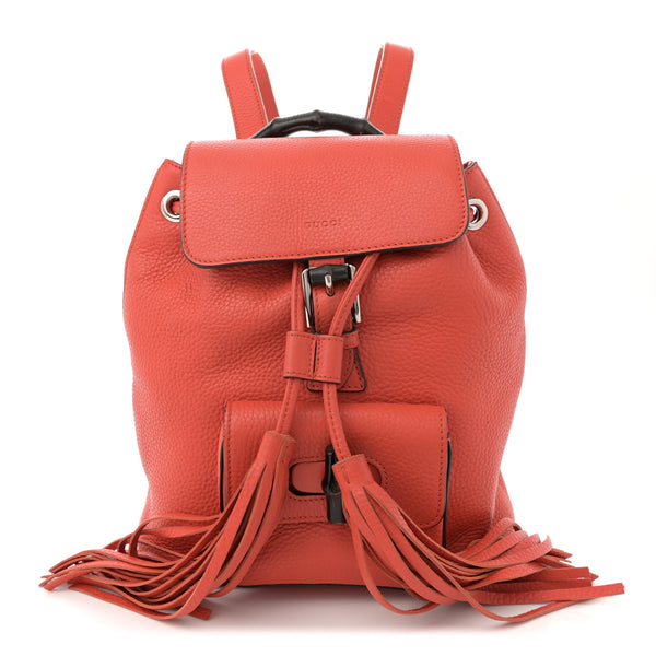 Gucci Calfskin Small Bamboo Backpack