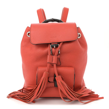 Gucci Calfskin Small Bamboo Backpack