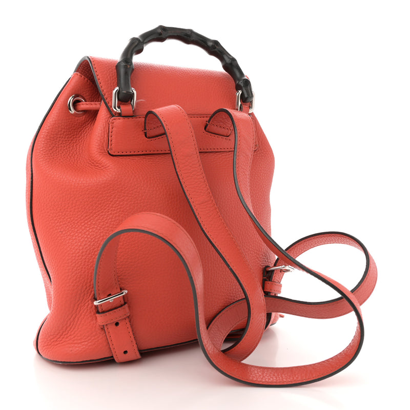 Gucci Calfskin Small Bamboo Backpack