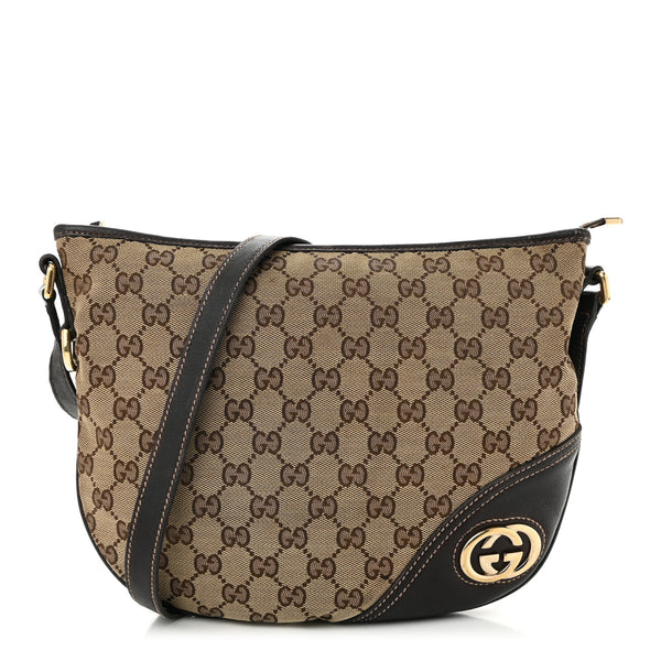 Gucci Medium New Britt Half Moon Hobo