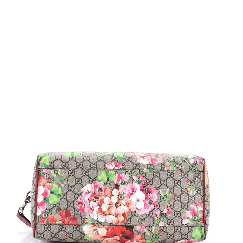 Convertible Boston Bag Blooms Print Gg