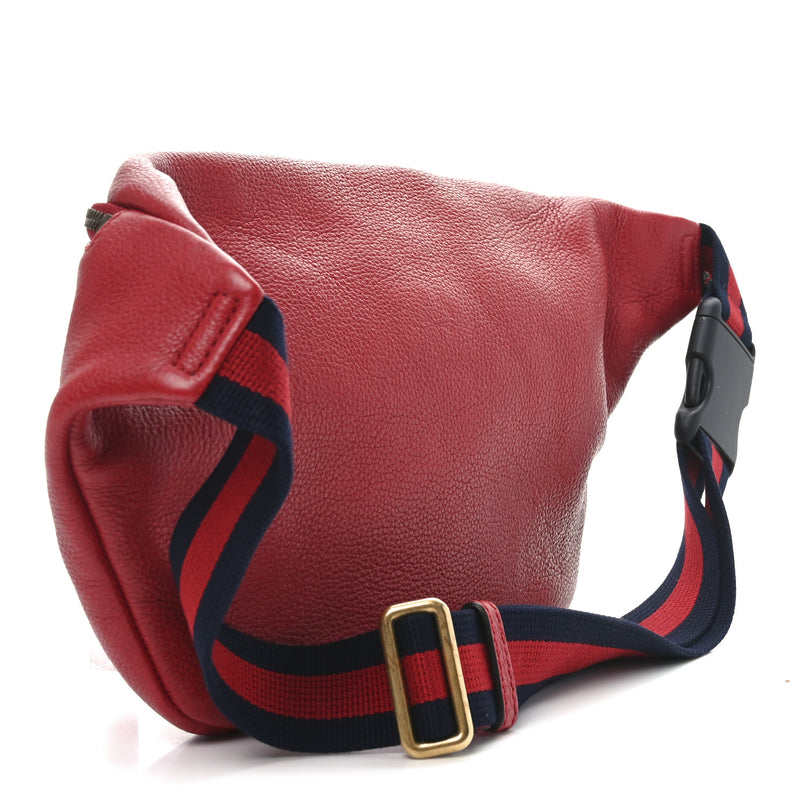 Gucci Grained Calfskin Logo Belt Bag