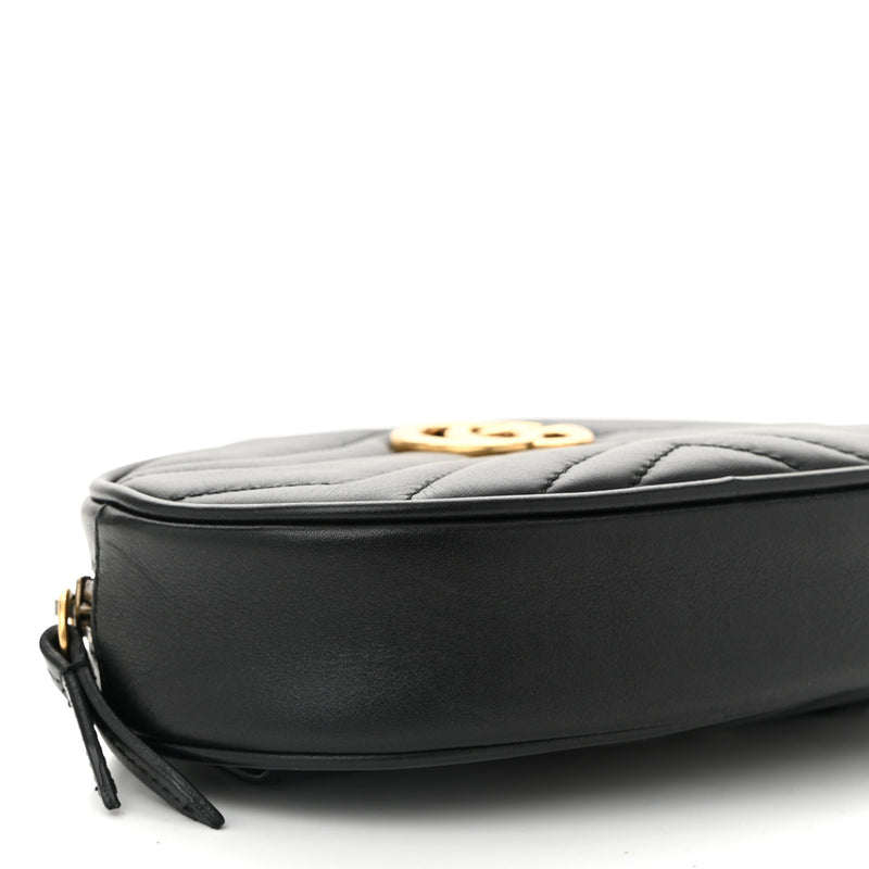 Gucci Calfskin Matelasse Gg Marmont Belt