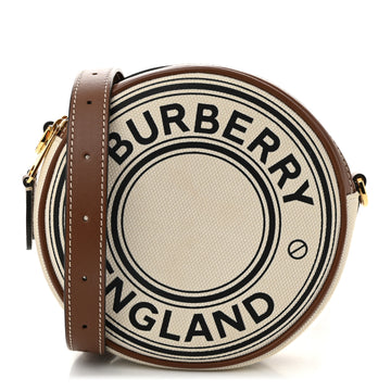 Burberry Canvas Calfskin Louise Bag