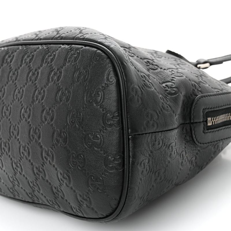Gucci Guccissima Medium Dome Bag Black