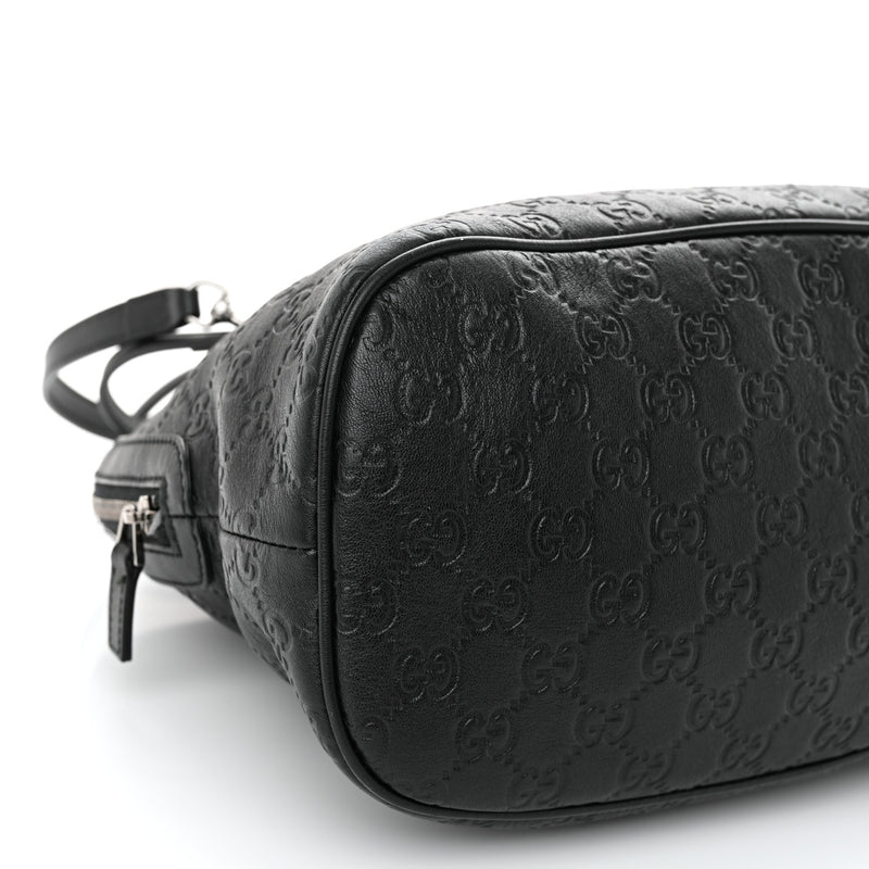 Gucci Guccissima Medium Dome Bag Black