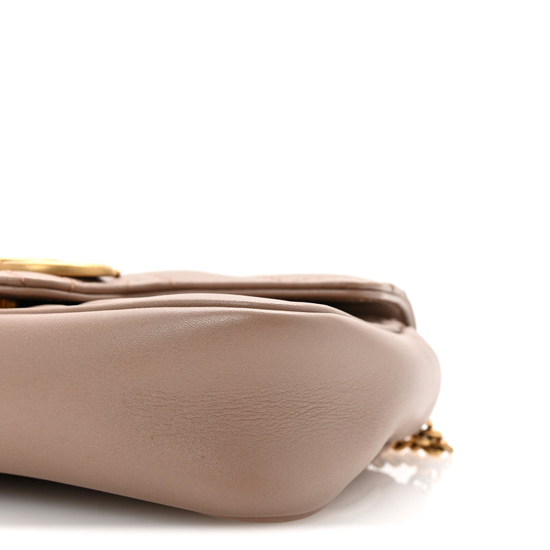 Gucci Calfskin Matelasse Super Mini Gg