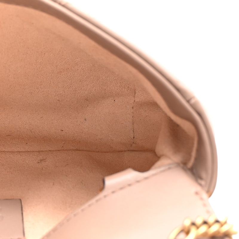 Gucci Calfskin Matelasse Super Mini Gg