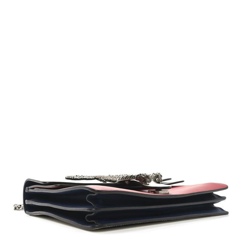 Gucci Calfskin Bee Embroidered Medium