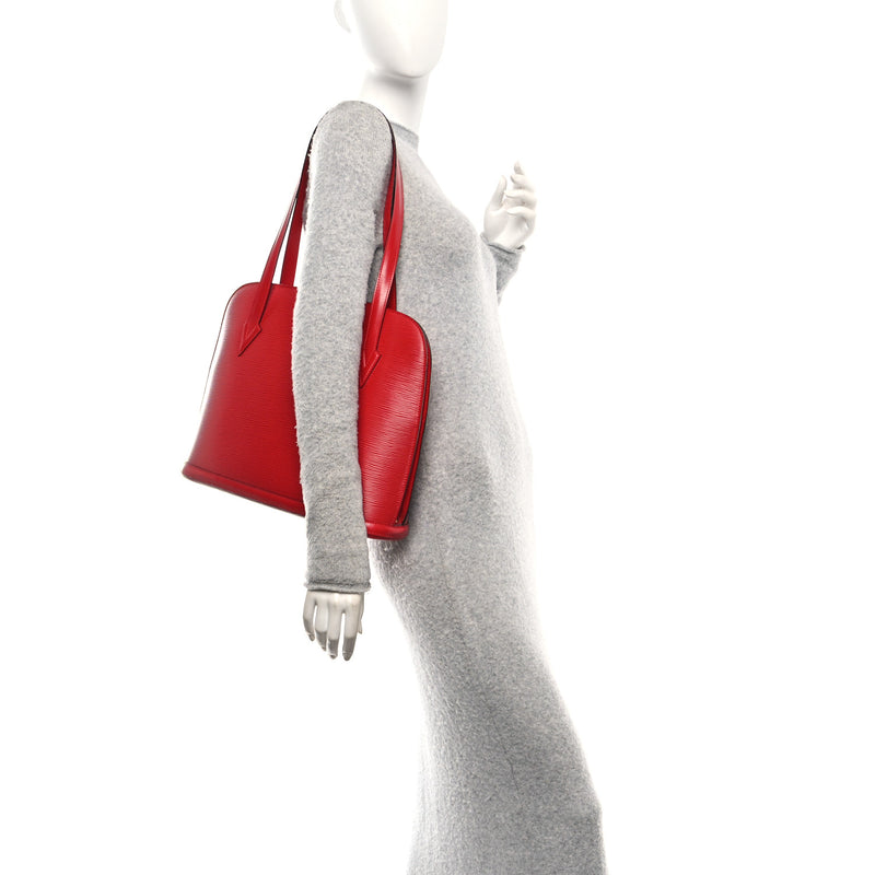 Louis Vuitton Epi Lussac Castillan Red