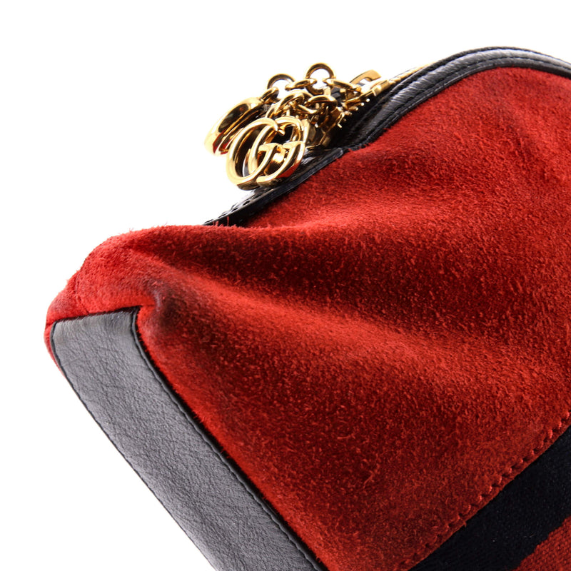 Ophidia Dome Shoulder Bag Suede Small