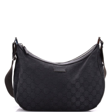 Saddle Zip Messenger Bag Gg Canvas With