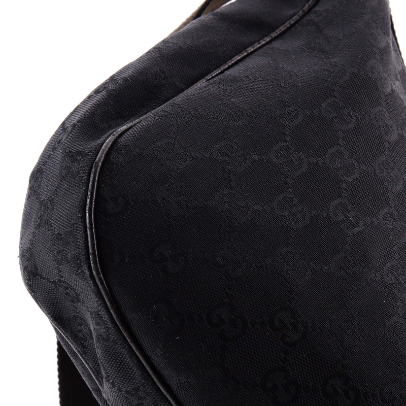 Saddle Zip Messenger Bag Gg Canvas With