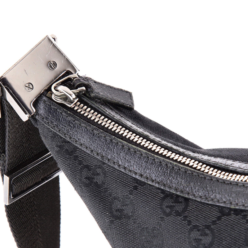 Saddle Zip Messenger Bag Gg Canvas With