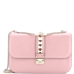 Glam Lock Shoulder Bag Leather Medium