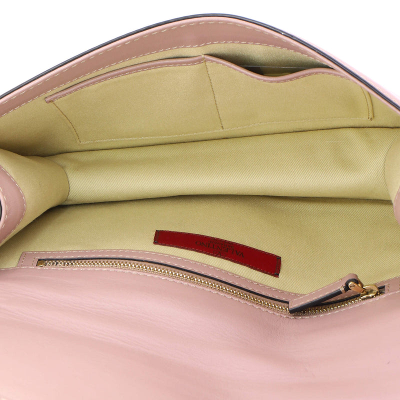 Glam Lock Shoulder Bag Leather Medium