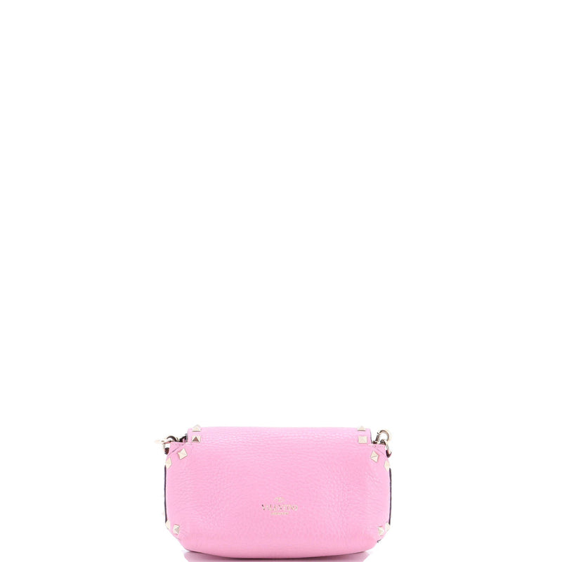 Rockstud Flip Lock Flap Bag Leather Mini