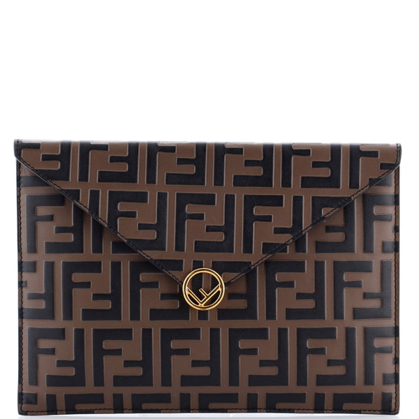 F Is Fendi Envelope Flat Pouch Zucca