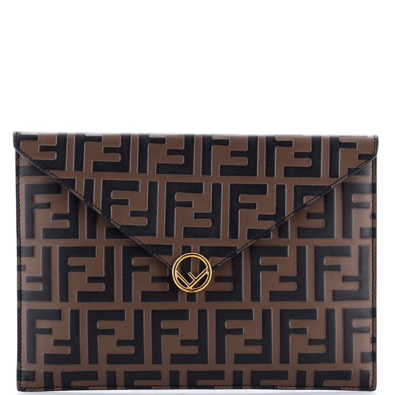 F Is Fendi Envelope Flat Pouch Zucca