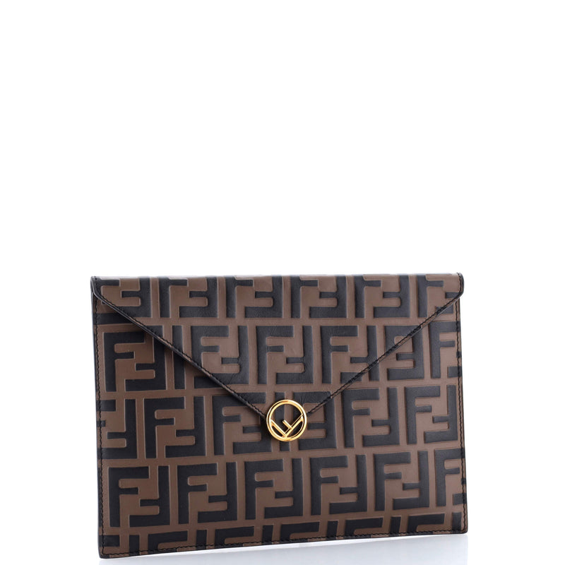 F Is Fendi Envelope Flat Pouch Zucca