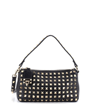 Rockstud Flip Lock Zipped Handle