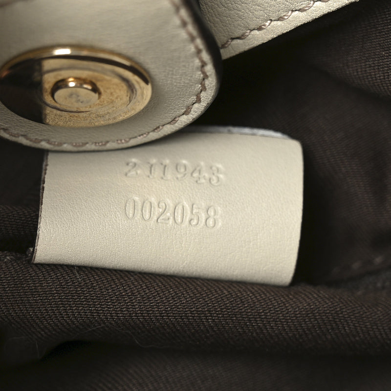 Gucci Large Sukey Tote Off White