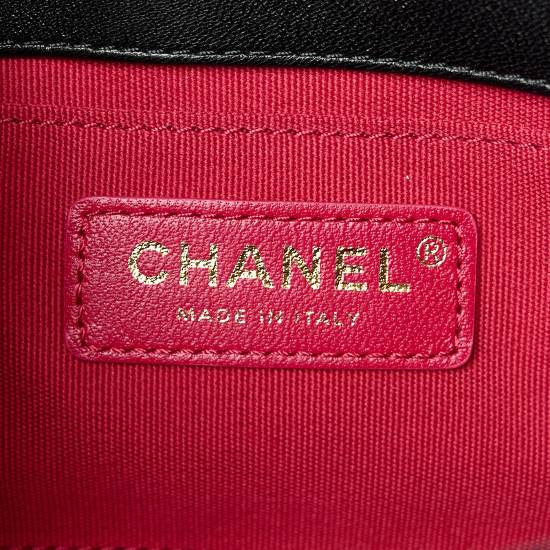 Chanel Velvet Strass Diamond Lock Flap