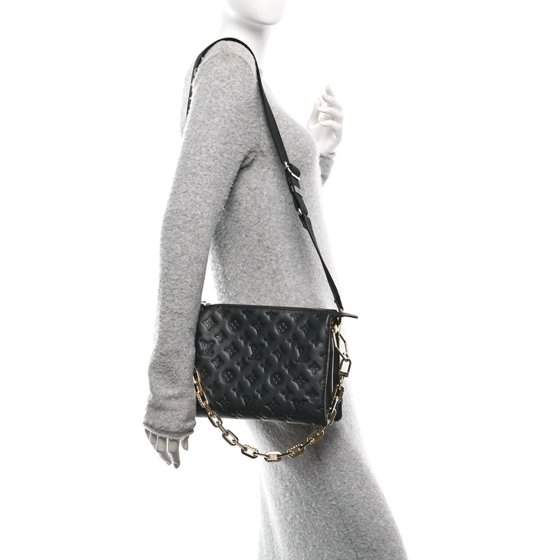 Louis Vuitton Lambskin Embossed Coussin