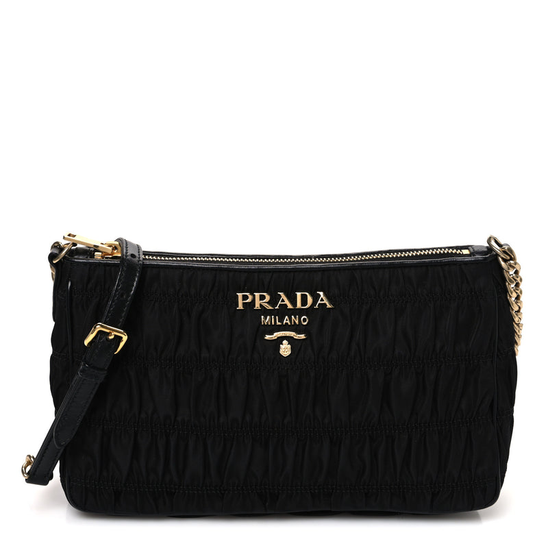 Prada Tessuto Nylon Gaufre Shoulder Bag