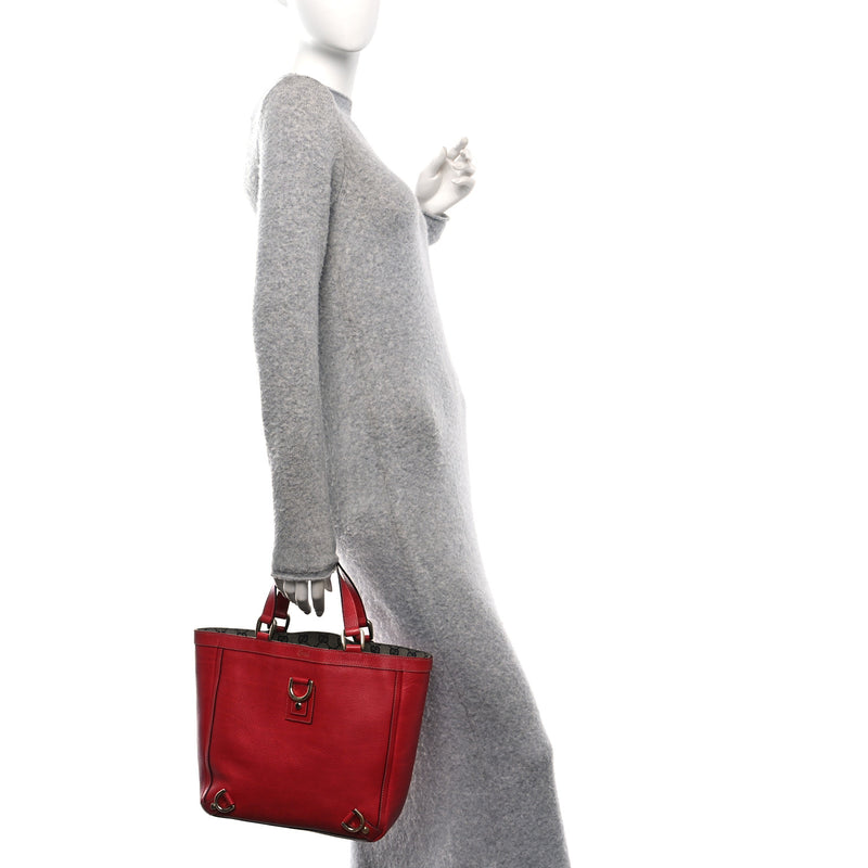Gucci Calfskin Small Abbey Tote Red