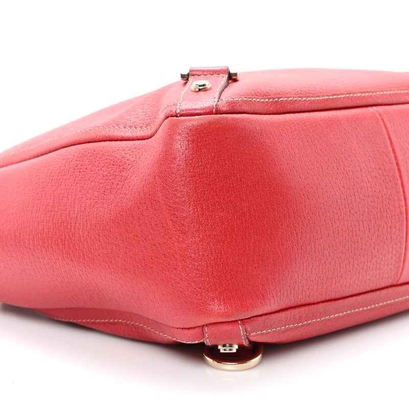 Gucci Calfskin Small Abbey Tote Red