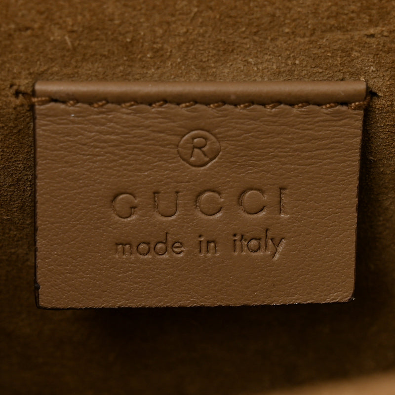 Gucci Gg Supreme Suede Crystal Small