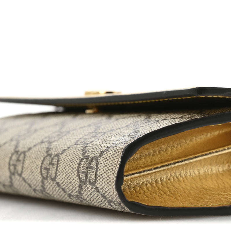 Gucci Metallic Calfskin Gg Supreme