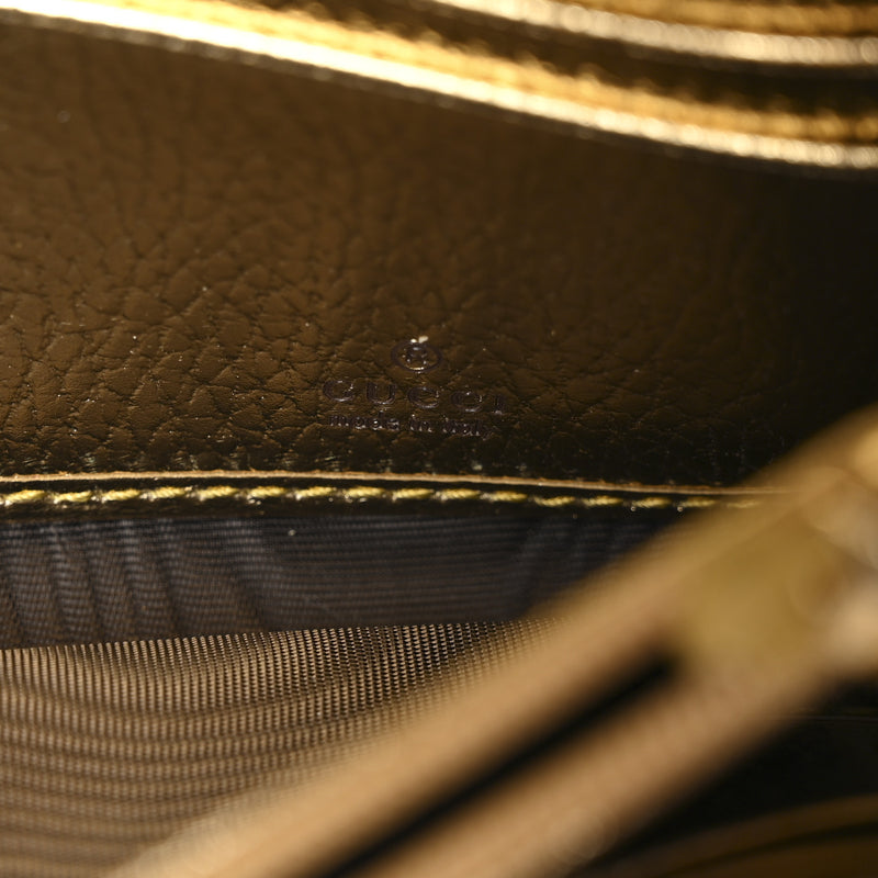 Gucci Metallic Calfskin Gg Supreme
