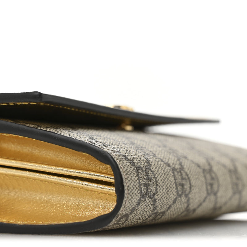 Gucci Metallic Calfskin Gg Supreme