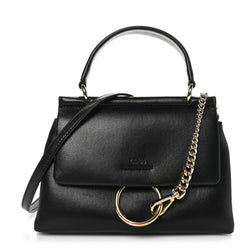 Chloe Lambskin Small Faye Top Handle Bag